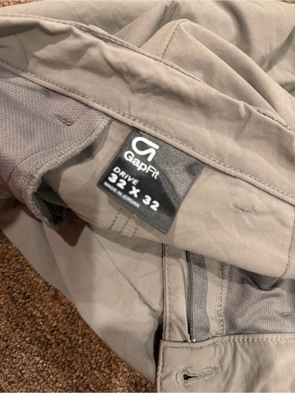 EUC GAP Men’s Drive Fit Chinos Light Grey pants bottoms straight leg
